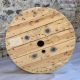 Touret en bois clair diamètre 80cm