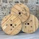 Touret en bois clair diamètre 80cm